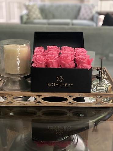 Luxury Square Pink Rose Box