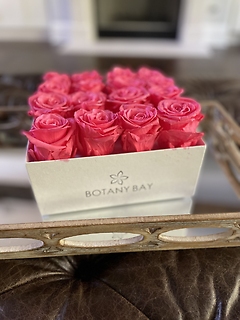 Luxury Square Pink Party Rose Box
