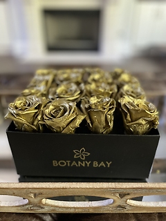 Luxury Square Gold Rose Box